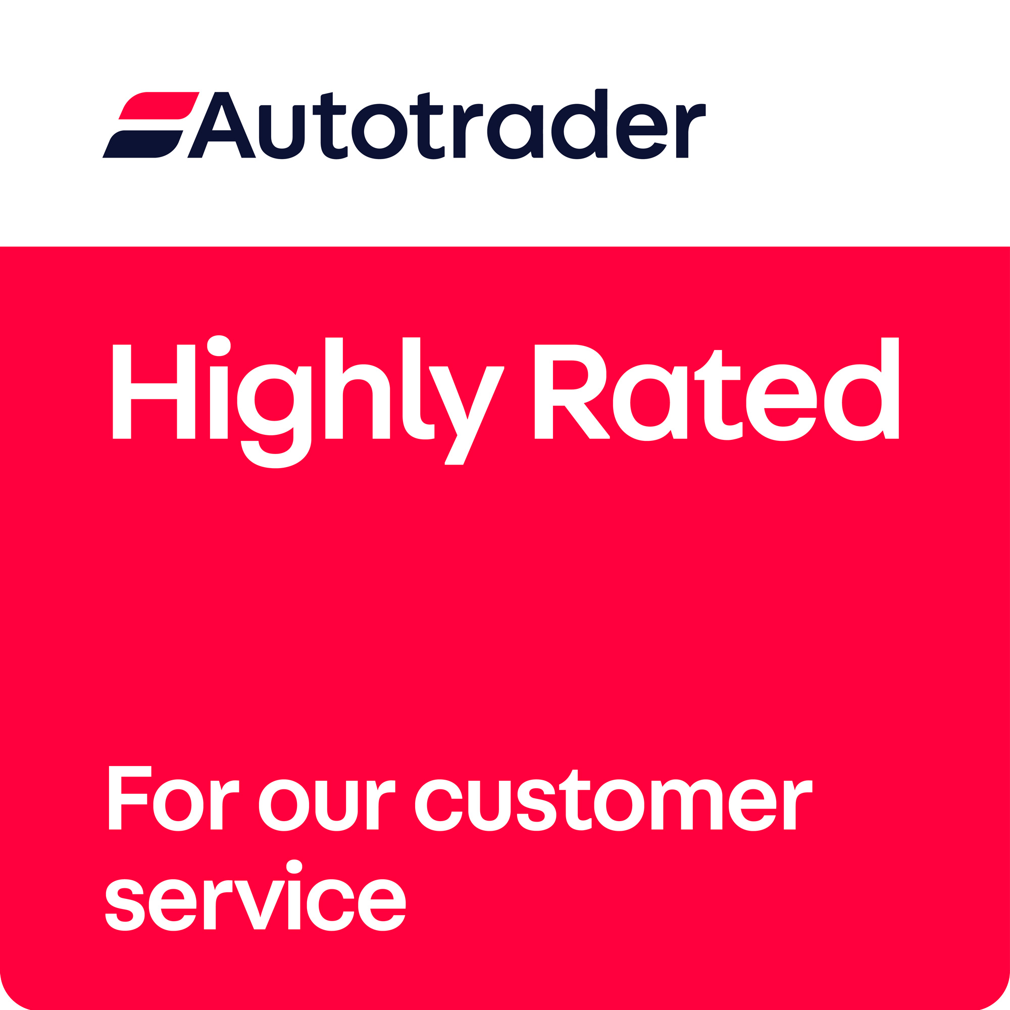 Autotrader - Highly Rated For our customer service